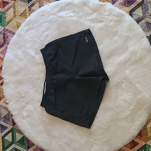 Patagonia Black Barely Baggies Pull On Drawstring Casual Athletic Nylon Shorts